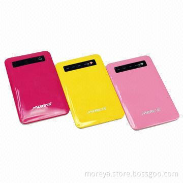 4,000mA super thin touch power bank with Input 5V/1A and output 5V/1A